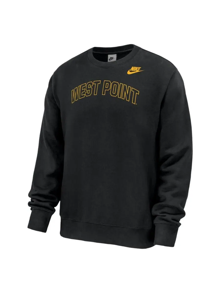 Свитшот с длинным рукавом Classic Collection Club Fleece Nike — изображение 2 из 3, черный