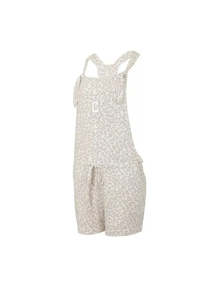 Женский кремовый комбинезон Cleveland Guardians Montana Hacci Knit Romper Concepts Sport — изображение 3 из 3