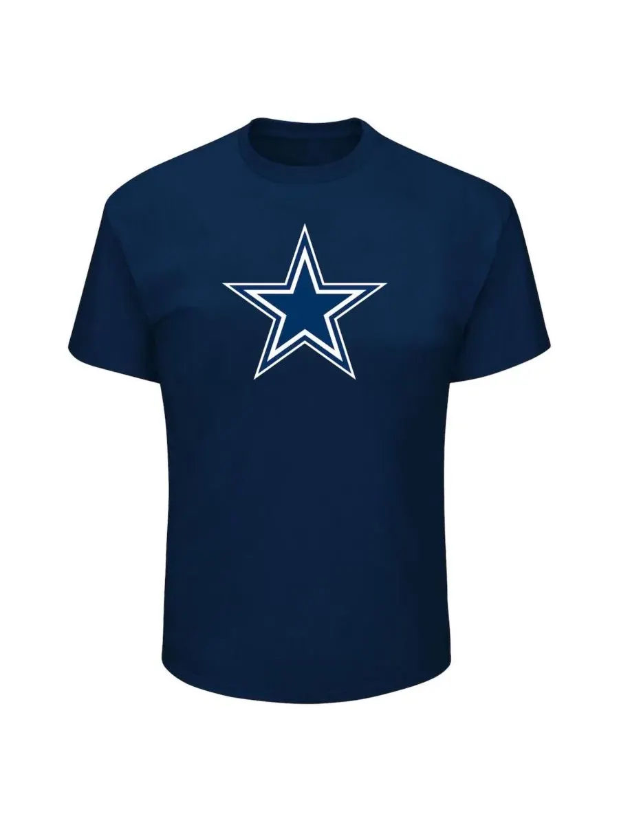 Футболка с длинным рукавом George Pickens Navy Dallas Cowboys Big & Tall Player Name & Number — изображение 3 из 3