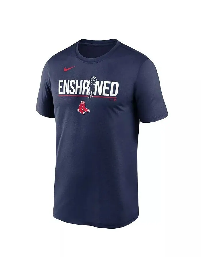 Мужская футболка David Ortiz Navy Boston Red Sox Legend Enshrined Performance Nike — изображение 2 из 3