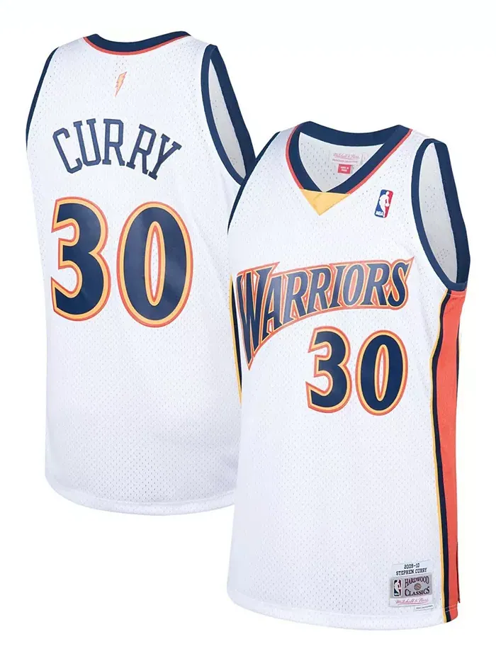 Мужская баскетбольная майка Stephen Curry Golden State Warriors 2009-10 Hardwood Classics Swingman — изображение 1 из 3