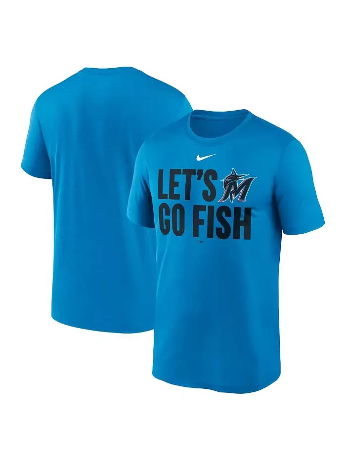 Мужская синяя футболка Miami Marlins Local Legend Performance Nike — изображение 1 из 3