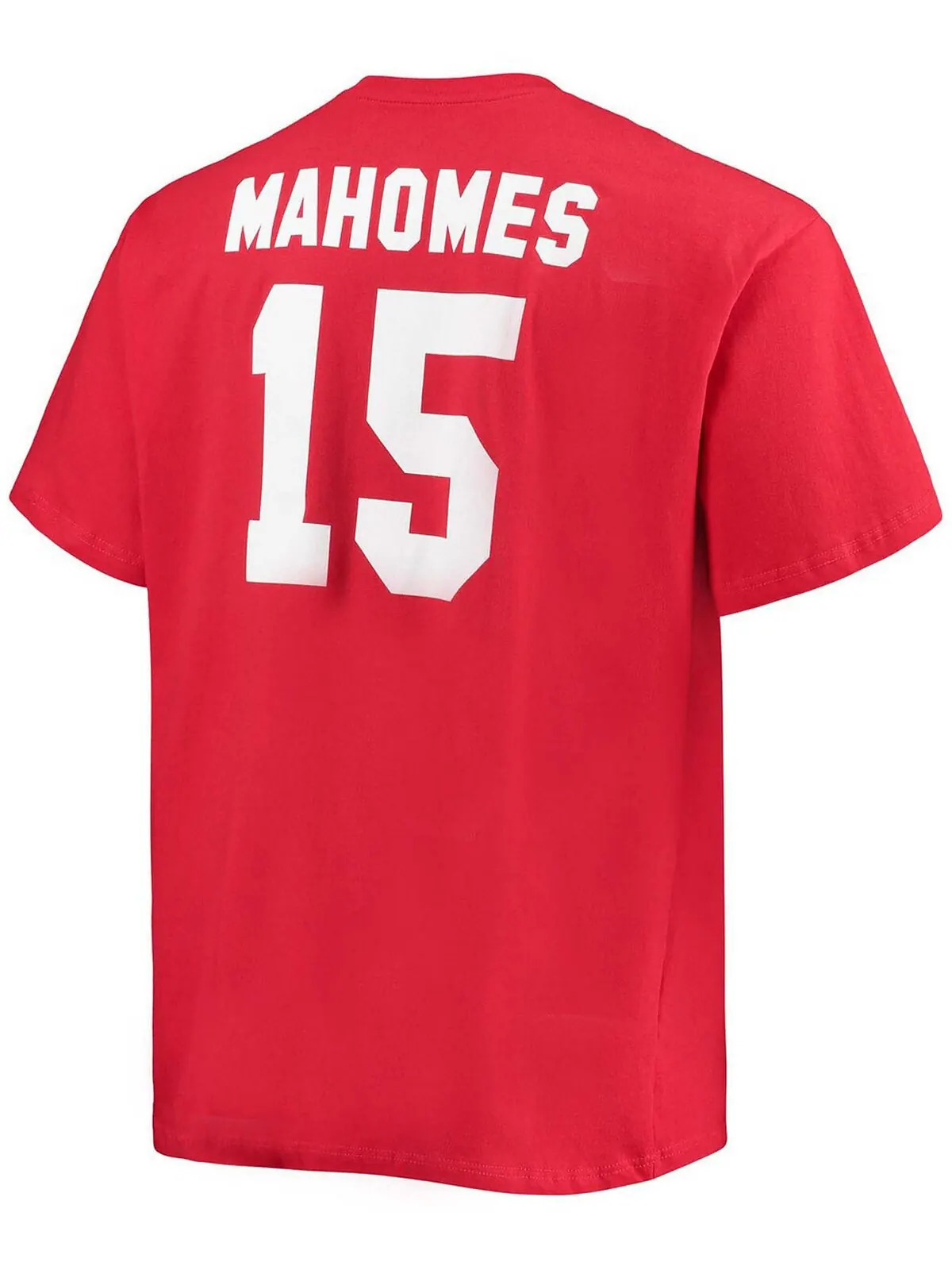 Мужская красная футболка Big and Tall Патрика Махоумса Kansas City Chiefs с именем игрока и номером — изображение 2 из 3