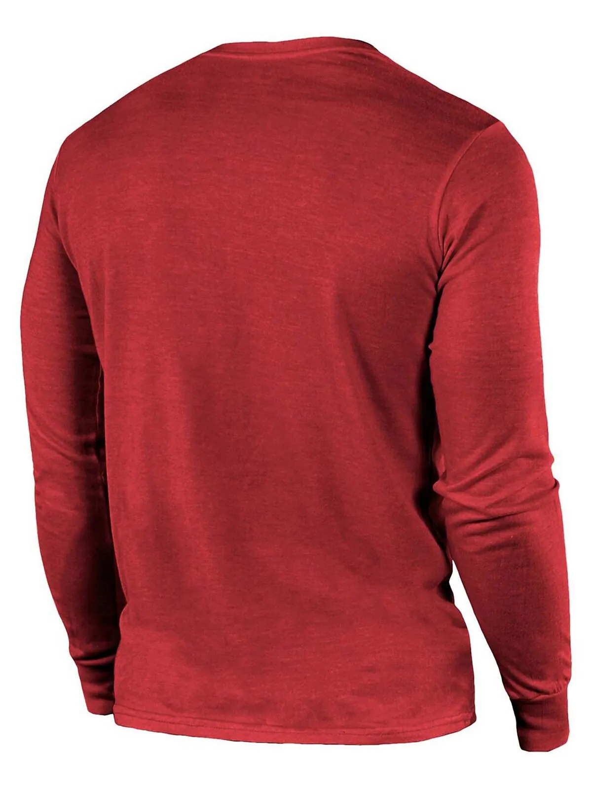 Футболка с длинными рукавами arizona cardinals lockup tri-blend - cardinal Majestic — изображение 2 из 3, бордовый