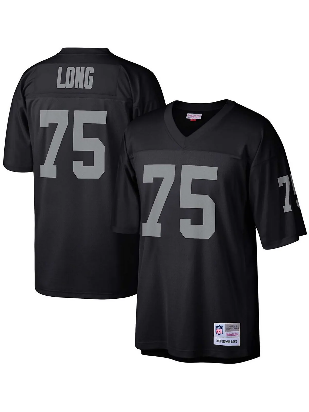 Мужская длинная копия джерси las vegas raiders howie legacy Mitchell & Ness — изображение 1 из 3, черный