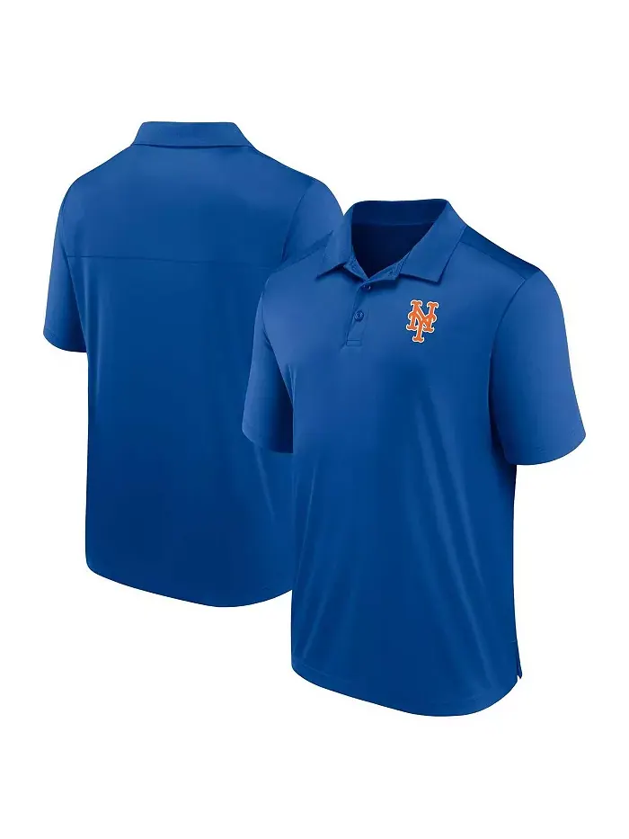 Мужская поло с логотипом Royal New York Mets Fanatics — изображение 1 из 3