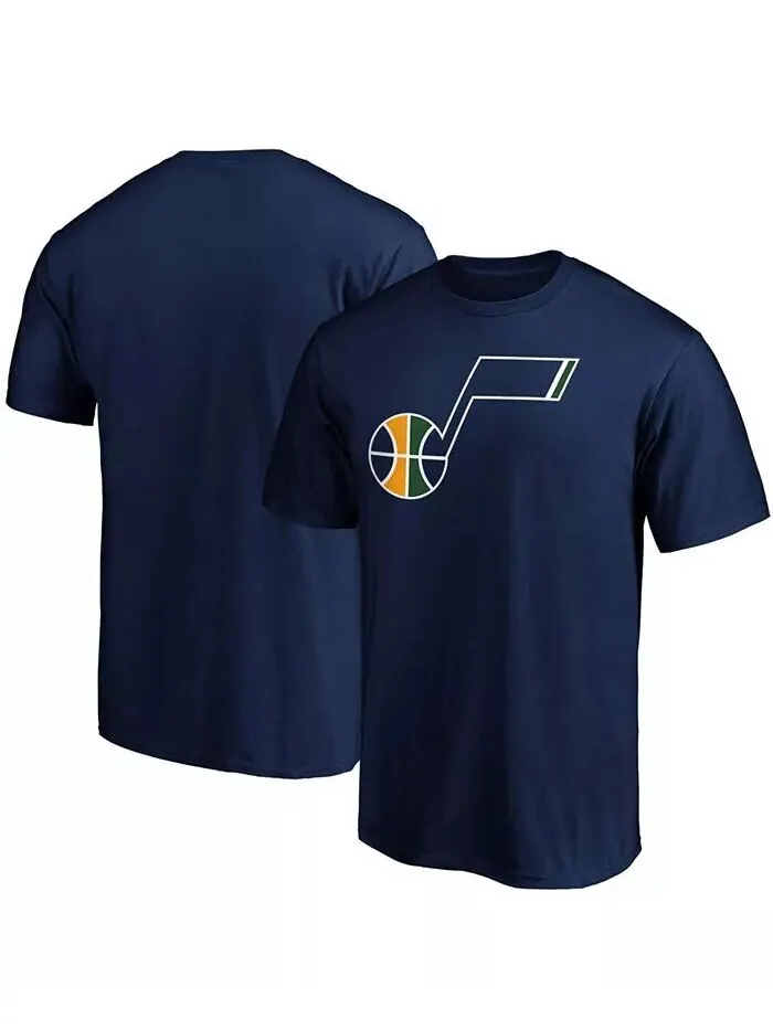 Мужская темно-синяя футболка с логотипом Utah Jazz Primary Team Fanatics — изображение 1 из 3