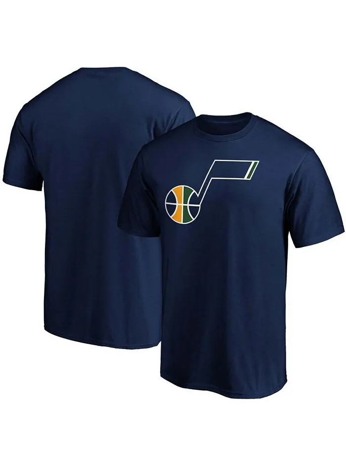 Мужская темно-синяя футболка с логотипом Utah Jazz Primary Team Fanatics — изображение 1 из 3, темно-синий