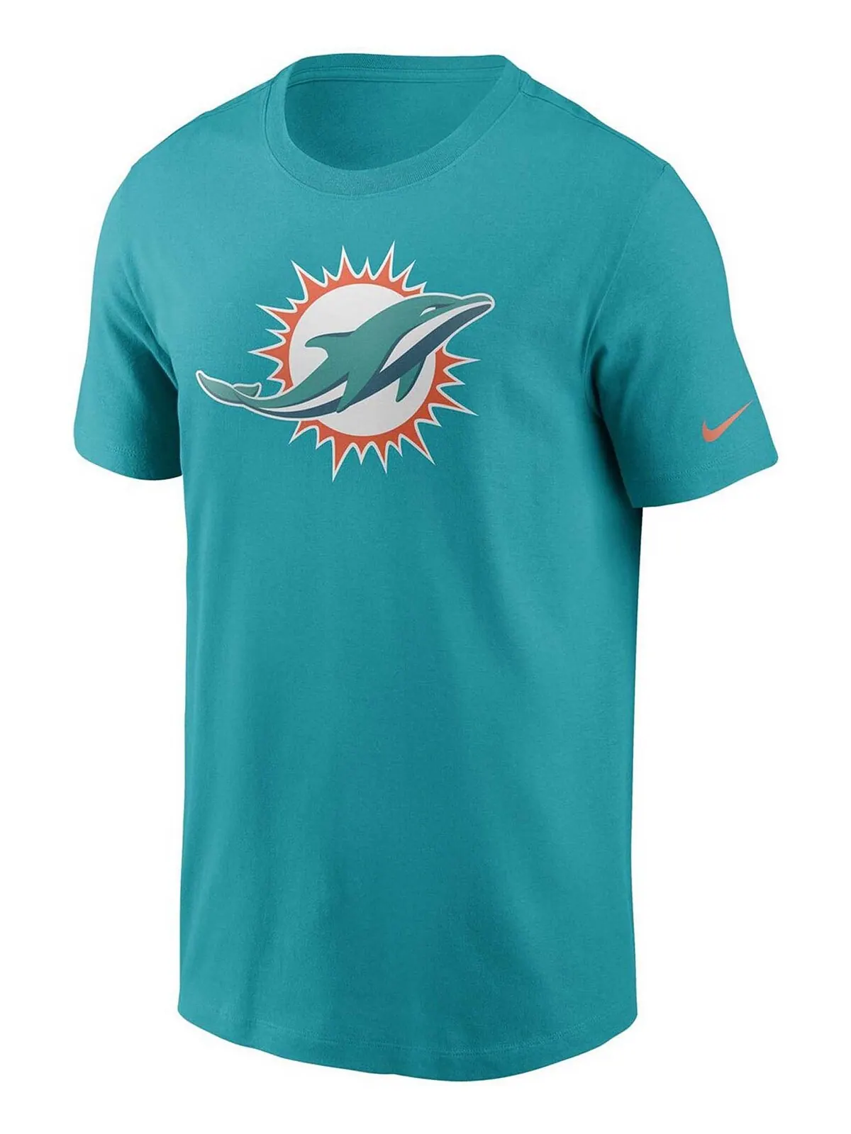 Мужская футболка с логотипом Aqua Miami Dolphins Primary Nike — изображение 2 из 3, голубой