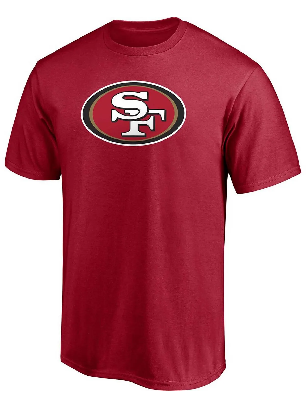 Мужская футболка Nick Bosa Scarlet San Francisco 49ers со значком игрока, именем и номером Fanatics — изображение 2 из 3