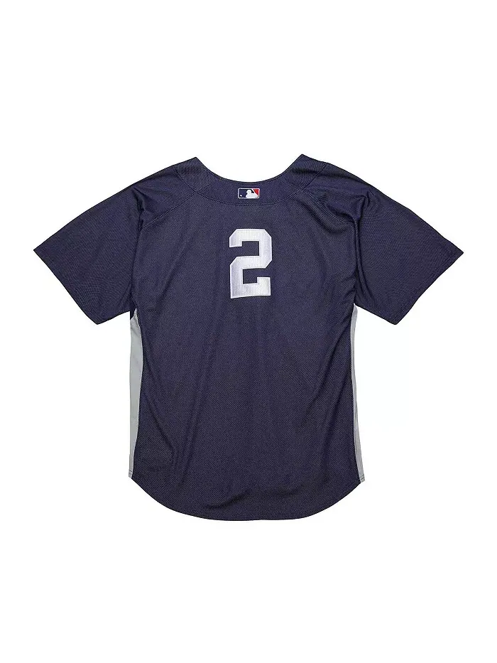 Мужская тренировочная майка Derek Jeter Navy New York Yankees Cooperstown Collection Mitchell & Ness — изображение 2 из 4