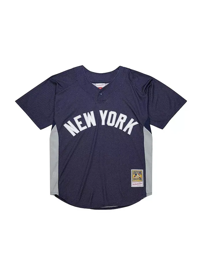 Мужская тренировочная майка Derek Jeter Navy New York Yankees Cooperstown Collection Mitchell & Ness — изображение 3 из 4