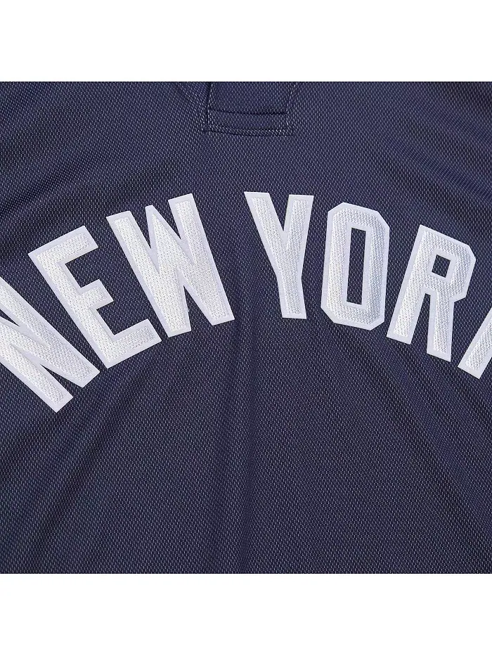Мужская тренировочная майка Derek Jeter Navy New York Yankees Cooperstown Collection Mitchell & Ness — изображение 4 из 4