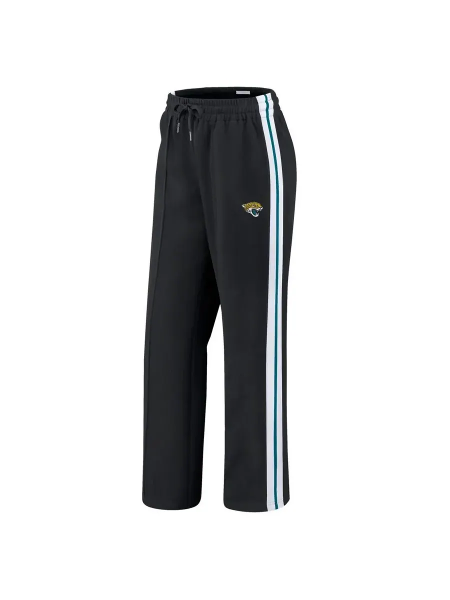 WEAR by Erin Andrews Женские черные брюки прямого кроя с цветовыми блоками в стиле Jacksonville — изображение 2 из 3, черный