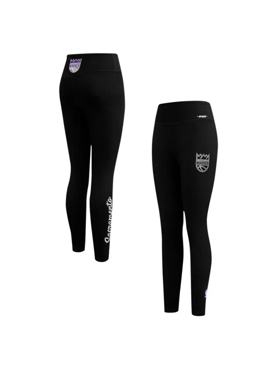 Pro Standard Женские черные леггинсы Sacramento Kings Paint the City из смешанной ткани — изображение 1 из 5, черный