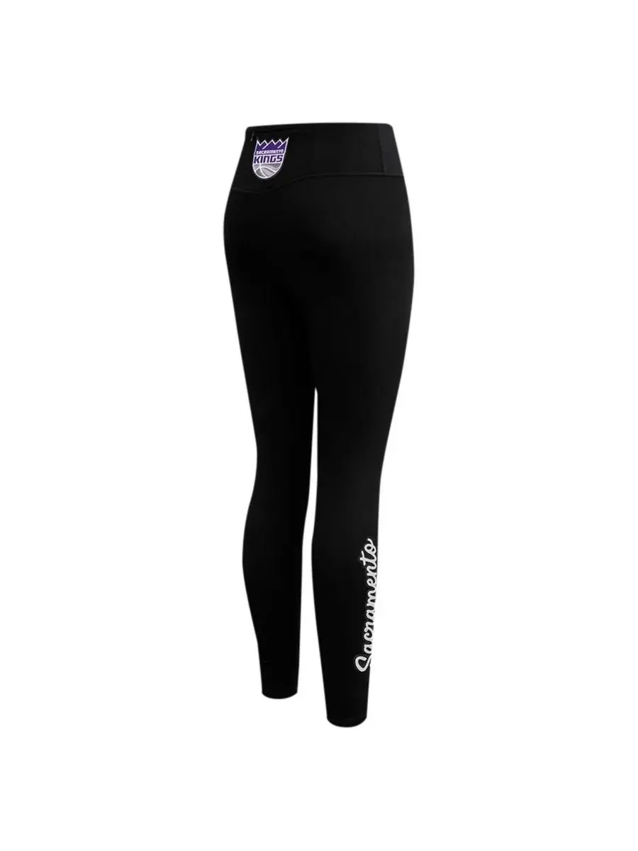Pro Standard Женские черные леггинсы Sacramento Kings Paint the City из смешанной ткани — изображение 4 из 5, черный