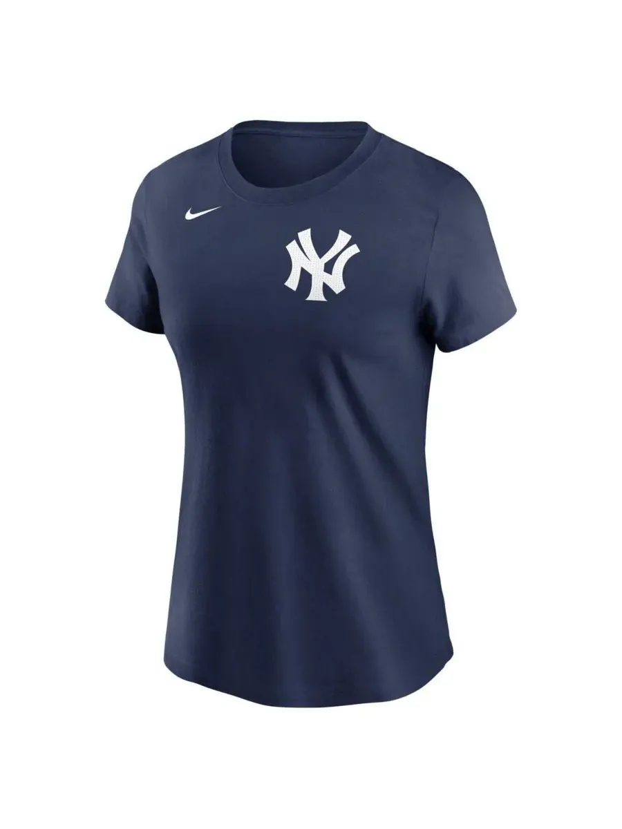 Nike Женская футболка Max Fried Navy New York Yankees Fuse с номером игрока — изображение 3 из 3, темно-синий