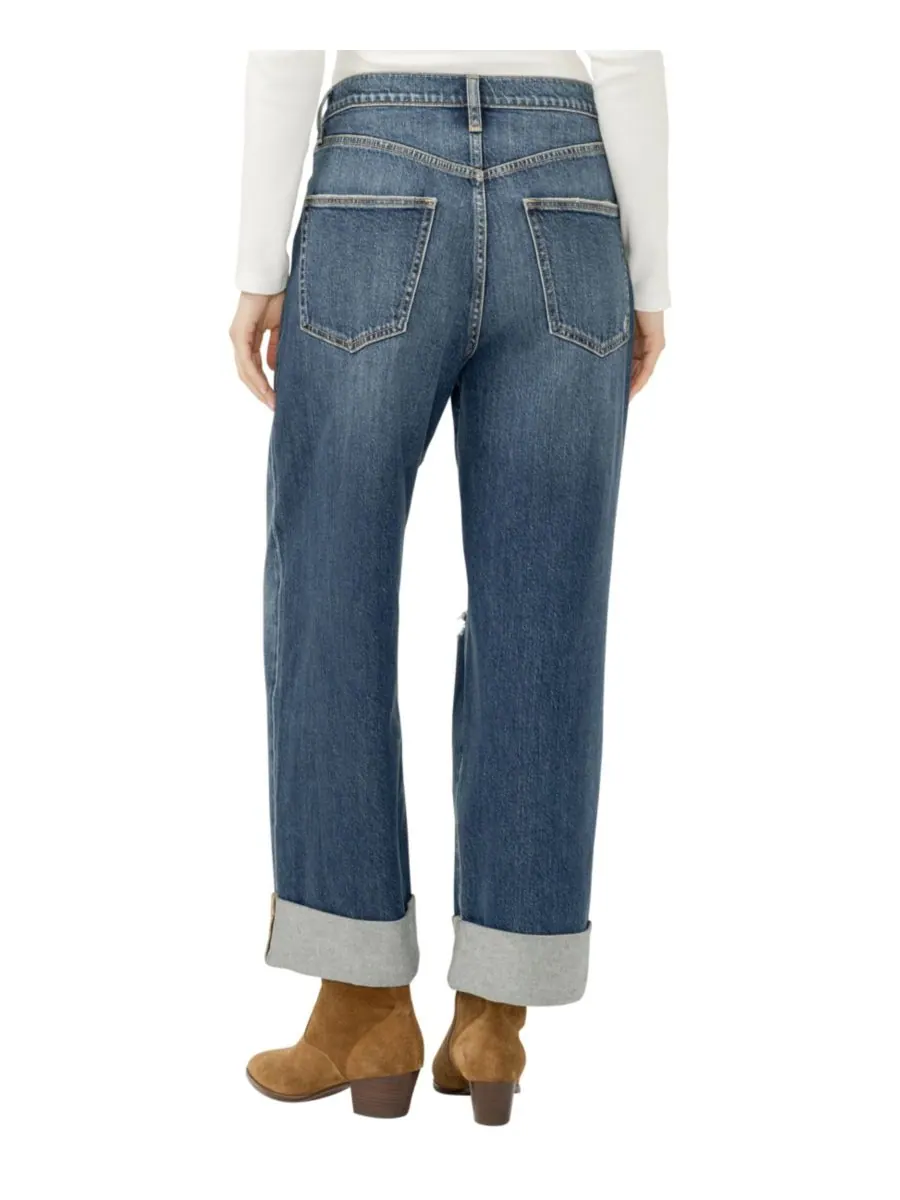 Женские укороченные джинсы Be Easy с высокой посадкой и широкими штанинами Silver Jeans Co, Thelma — изображение 3 из 3
