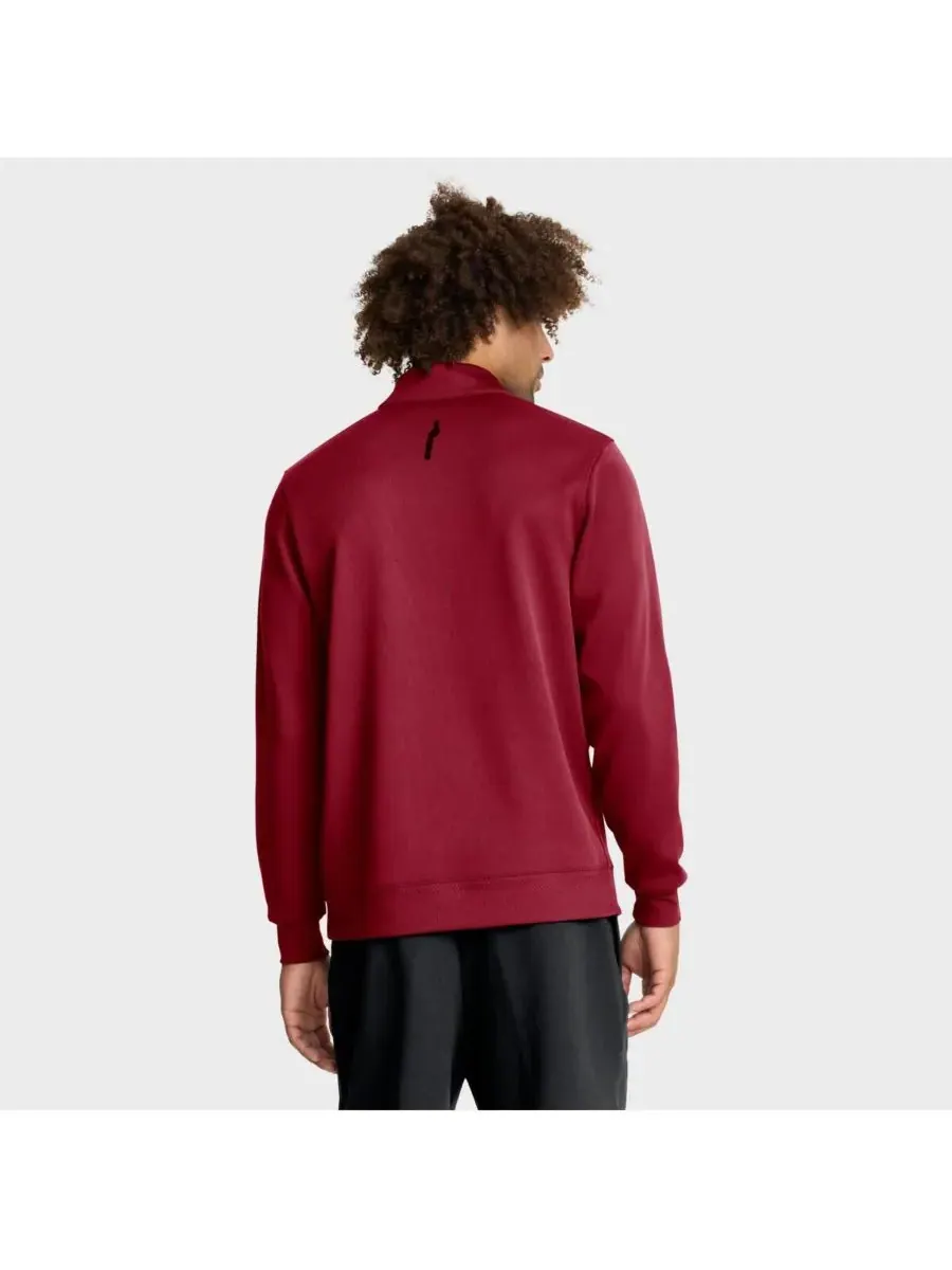 Мужская толстовка Cardinal USC Trojans 2025 Coaches Premium Dri-FIT с половинной молнией Nike — изображение 5 из 5, красный