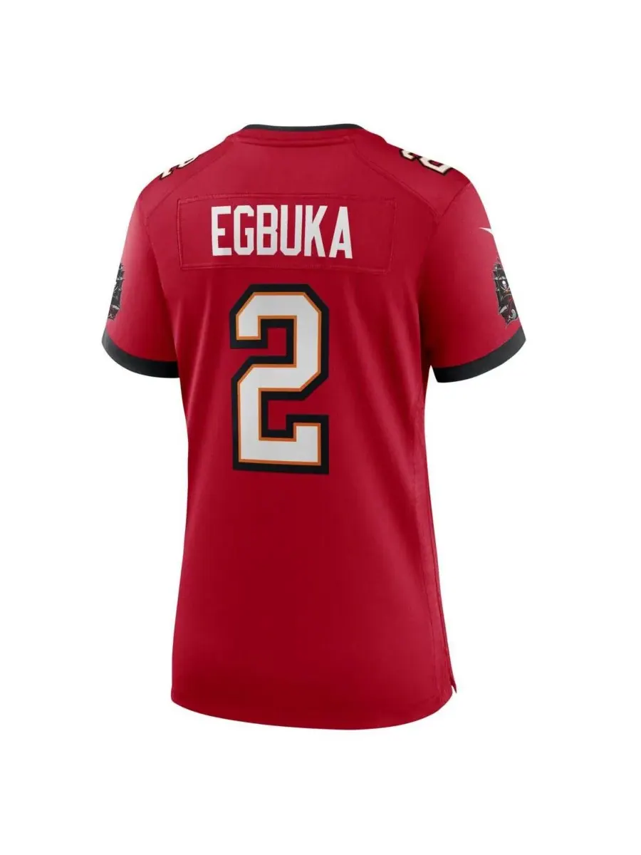 Nike Женская футболка команды Emeka Egbuka Red Tampa Bay Buccaneers Team Game — изображение 3 из 3, красный