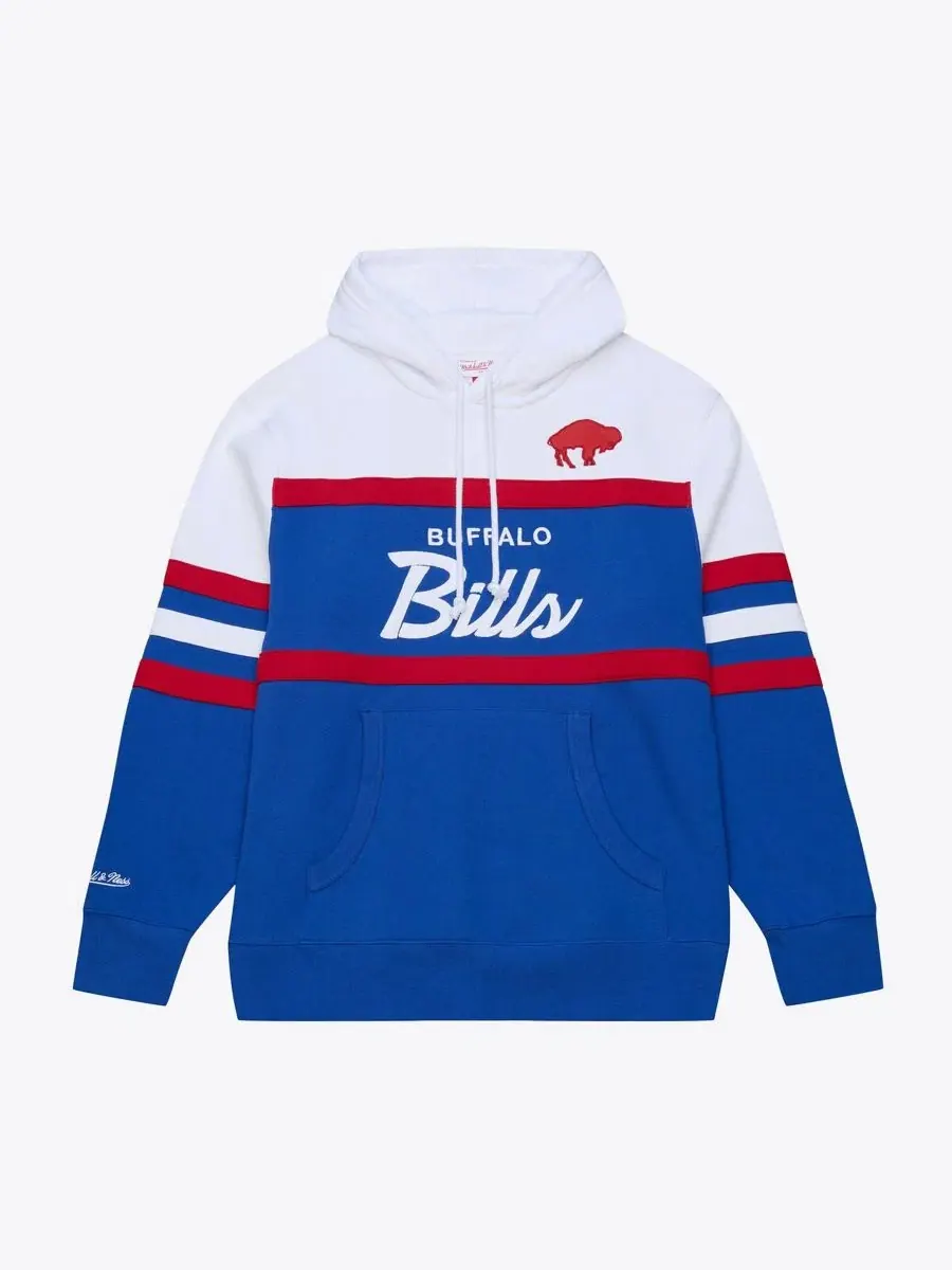 Худи с принтом Head Coach Mitchell & Ness — изображение 1 из 4, королевский