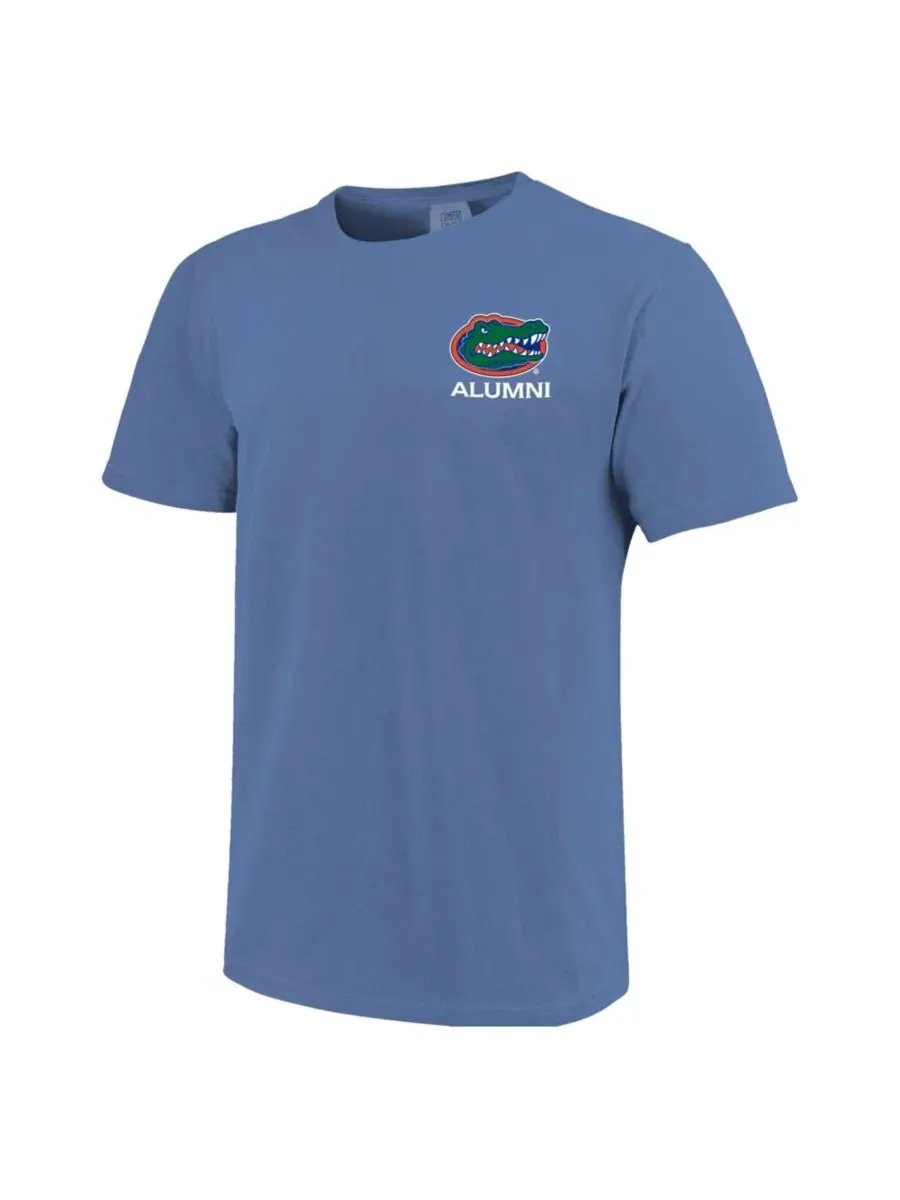 Футболка с принтом Florida Gators Mascot Grad Achievement Unlocked Image One — изображение 2 из 3, королевский