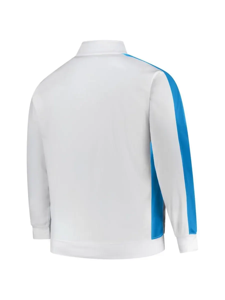 Fanatics Мужская белая спортивная куртка Detroit Lions большого размера на молнии из трикотажа — изображение 3 из 3, белый