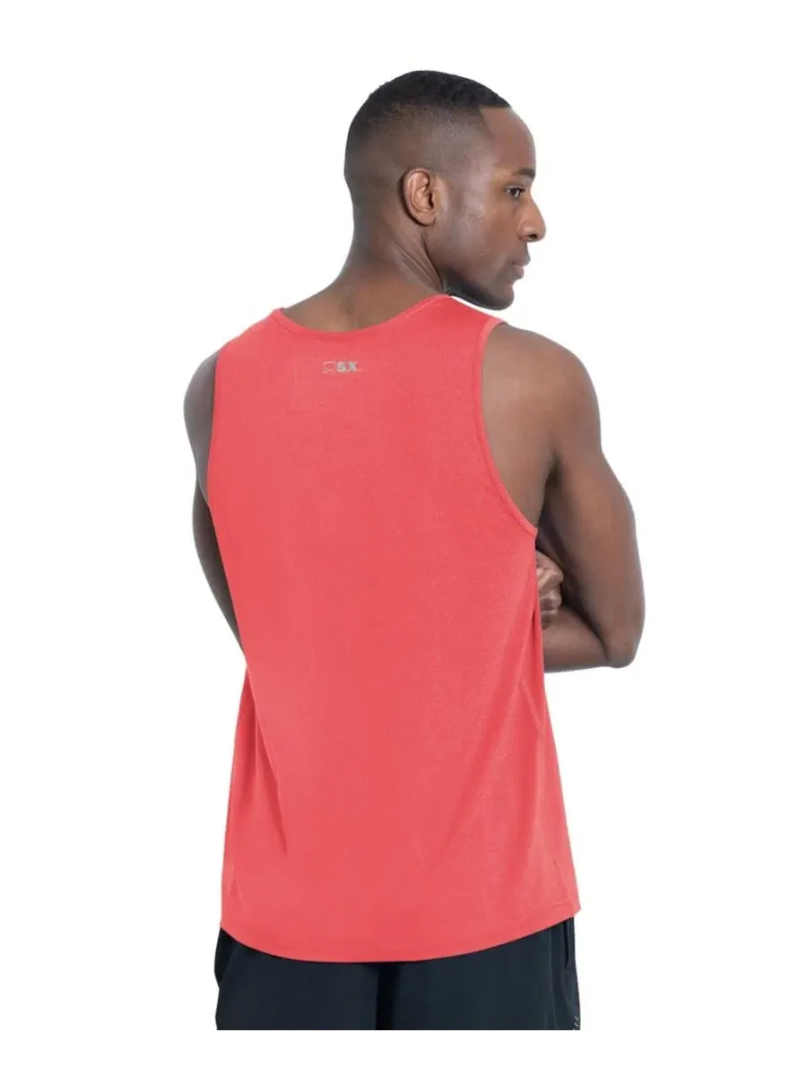 Топ без рукавов с принтом Energy Scoop Neck Tank Top MSX by Michael Strahan — изображение 2 из 5, красный