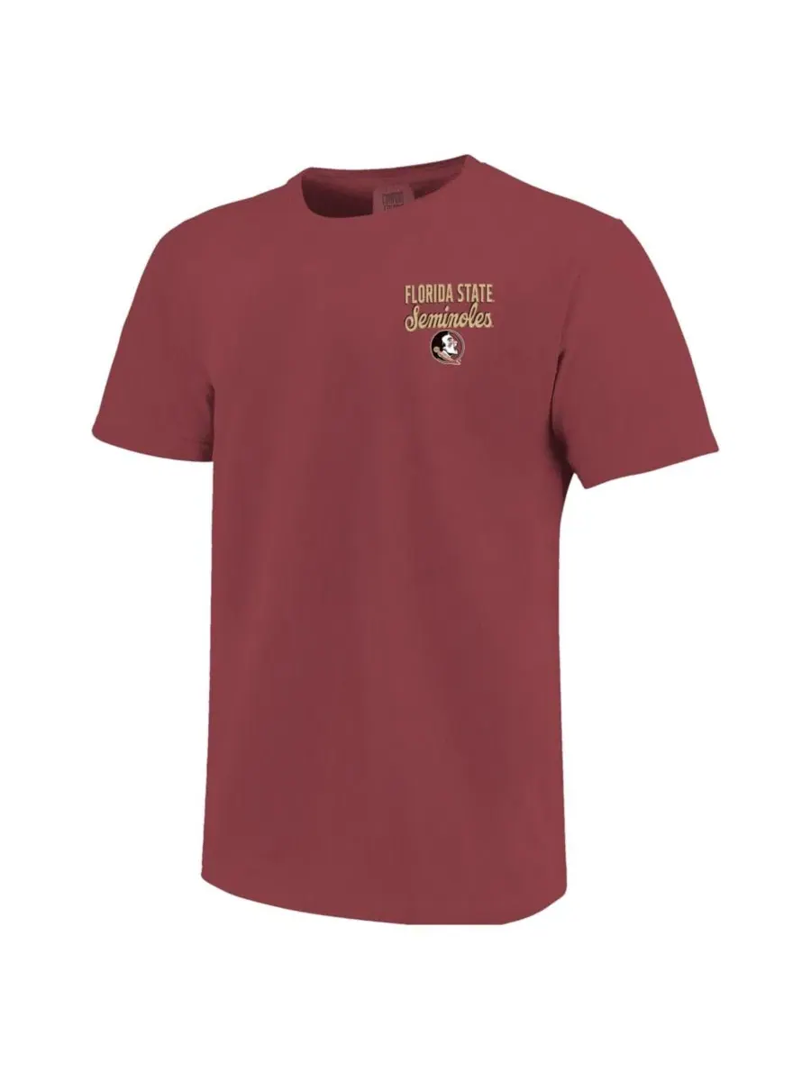 Футболка с длинным рукавом America's Team Florida State Seminoles Image One — изображение 3 из 3, гранат