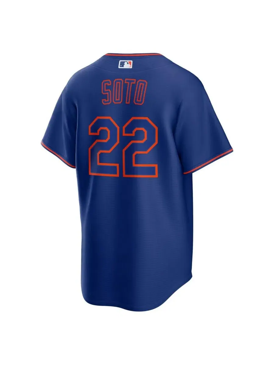 Мужская реплика джерси Juan Soto New York Mets Alternate Nike — изображение 3 из 3, королевский