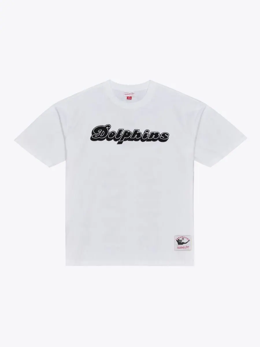 Футболка с принтом Monochrome Mitchell & Ness — изображение 1 из 5, белый