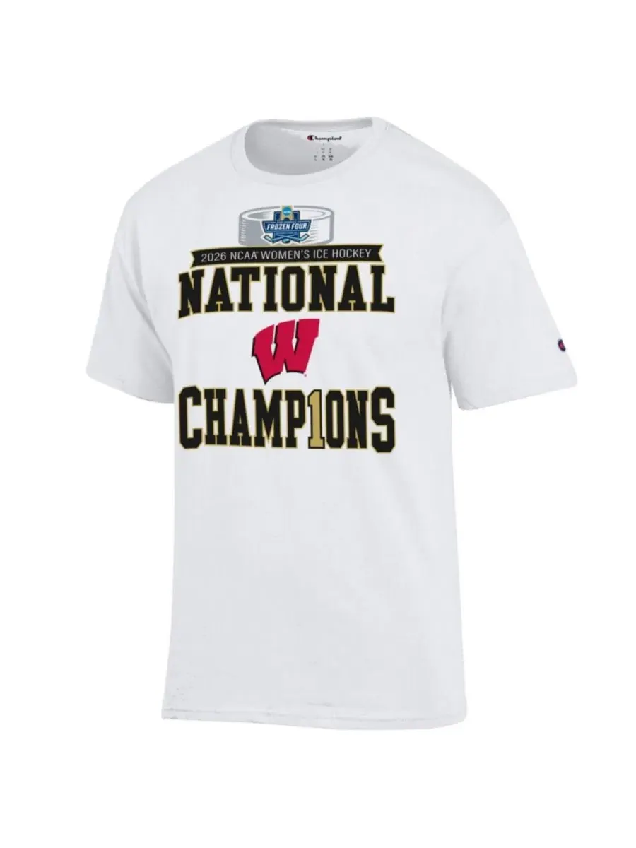 Футболка с принтом 2026 NCAA Frozen Four Women's Ice Hockey National Champions Locker Room Champion — изображение 2 из 3