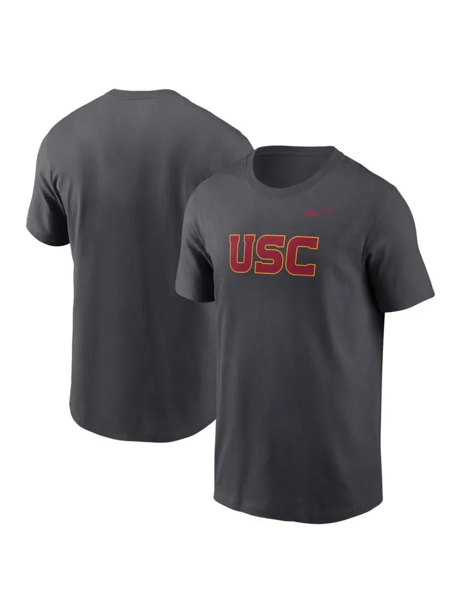 Футболка Nike USC Trojans Primetime Wordmark — изображение 1 из 3, серый