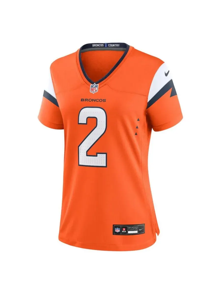 Женская игровая майка Патрика Сертейна II из коллекции Denver Broncos Mile High 1977 года — изображение 2 из 5