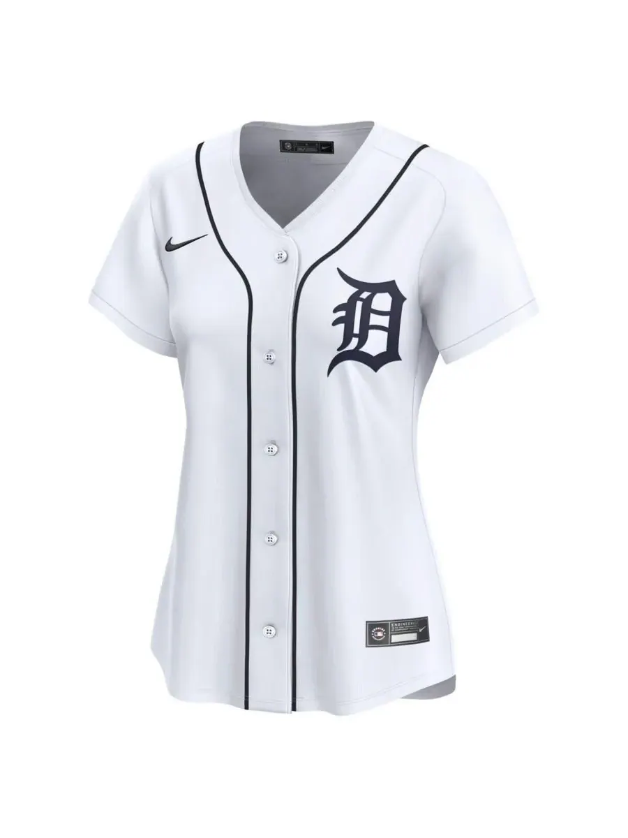 Nike Женская белая игровая майка Тарика Скубала из команды Detroit Tigers (лимитированная серия) — изображение 3 из 3, белый
