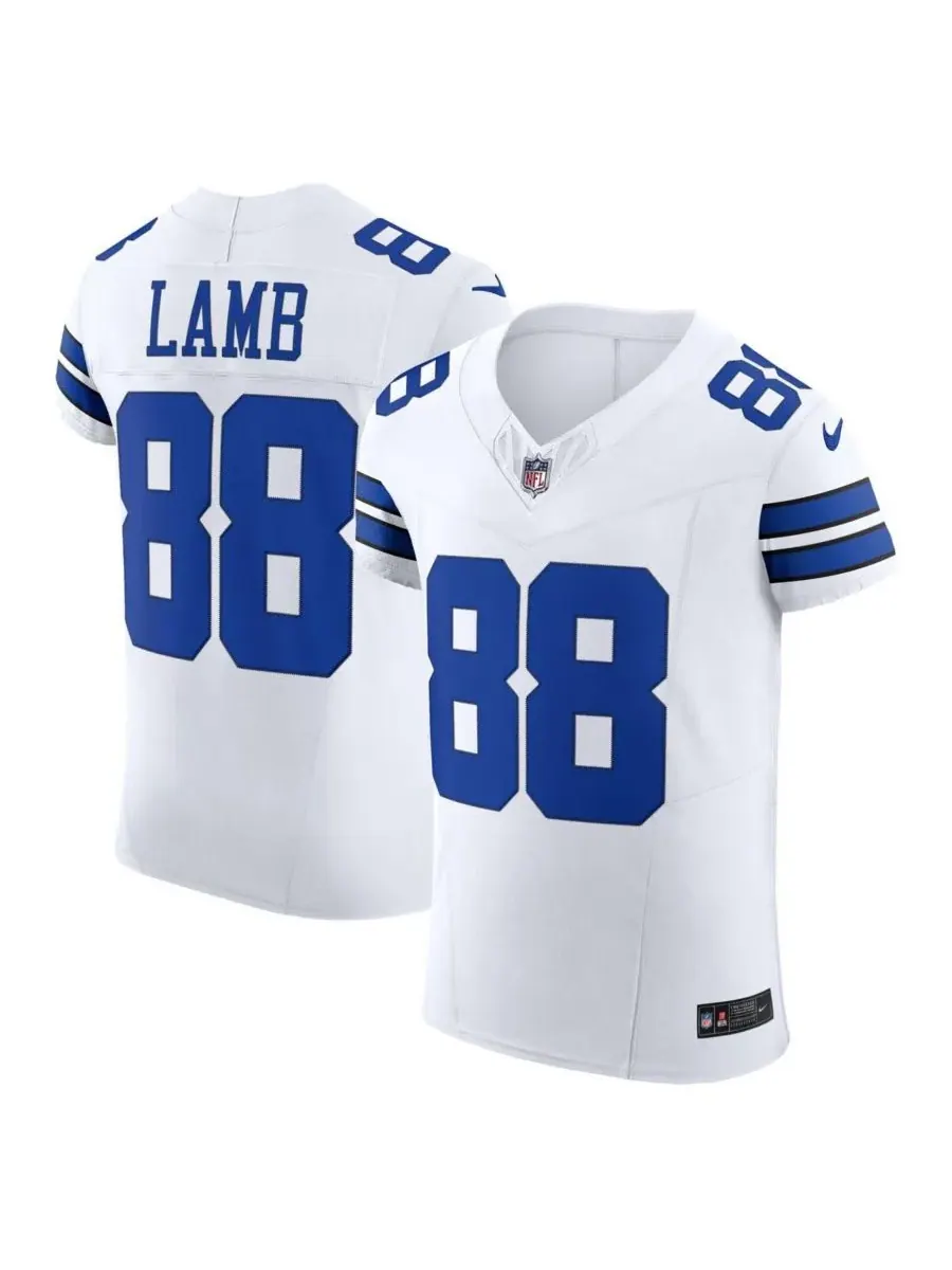 Nike Мужская белая футболка CeeDee Lamb Dallas Cowboys Vapor FUSE Elite — изображение 1 из 3, белый