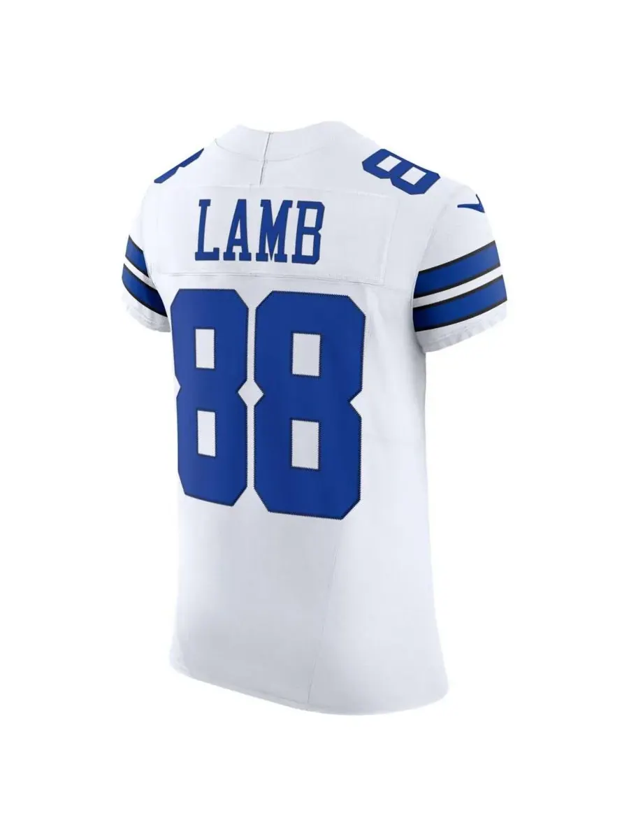 Nike Мужская белая футболка CeeDee Lamb Dallas Cowboys Vapor FUSE Elite — изображение 2 из 3, белый