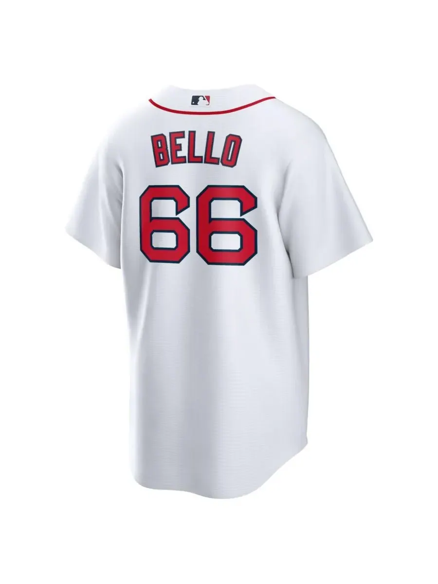 Nike Мужская белая домашняя футболка Brayan Bello Boston Red Sox (реплика) — изображение 3 из 3, белый