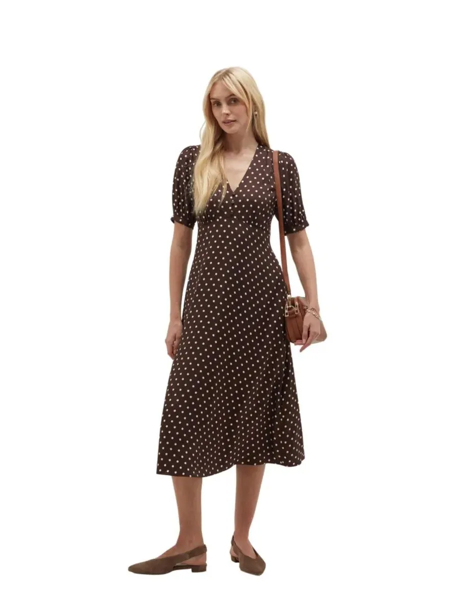 Платье-миди Roseberry London Women's Hobbs, Brownivory — изображение 4 из 6