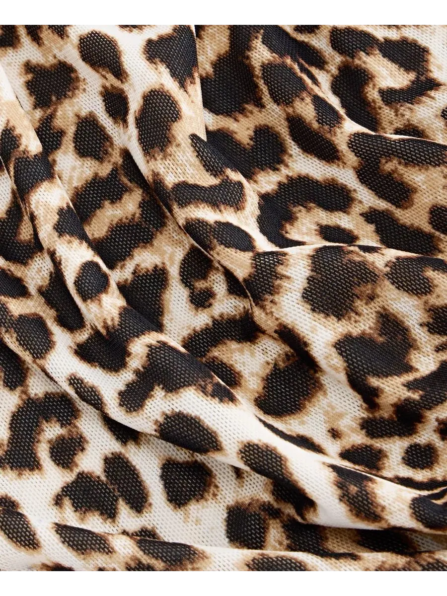 Женский топ без рукавов с принтом I.N.C. International Concepts, Hani Cheetah Mb — изображение 5 из 6