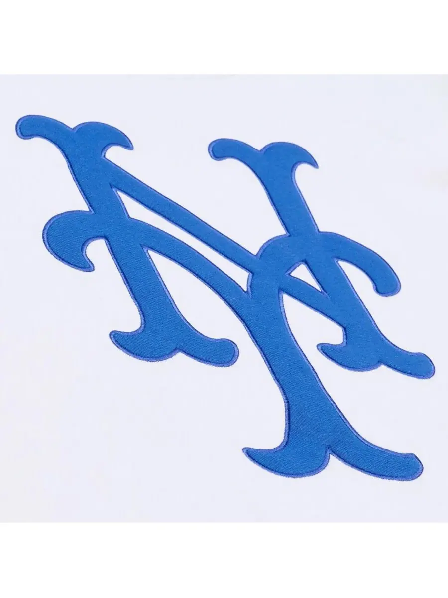 Мужская белая толстовка из арктического флиса с символикой New York Mets Mitchell & Ness — изображение 3 из 4, белый