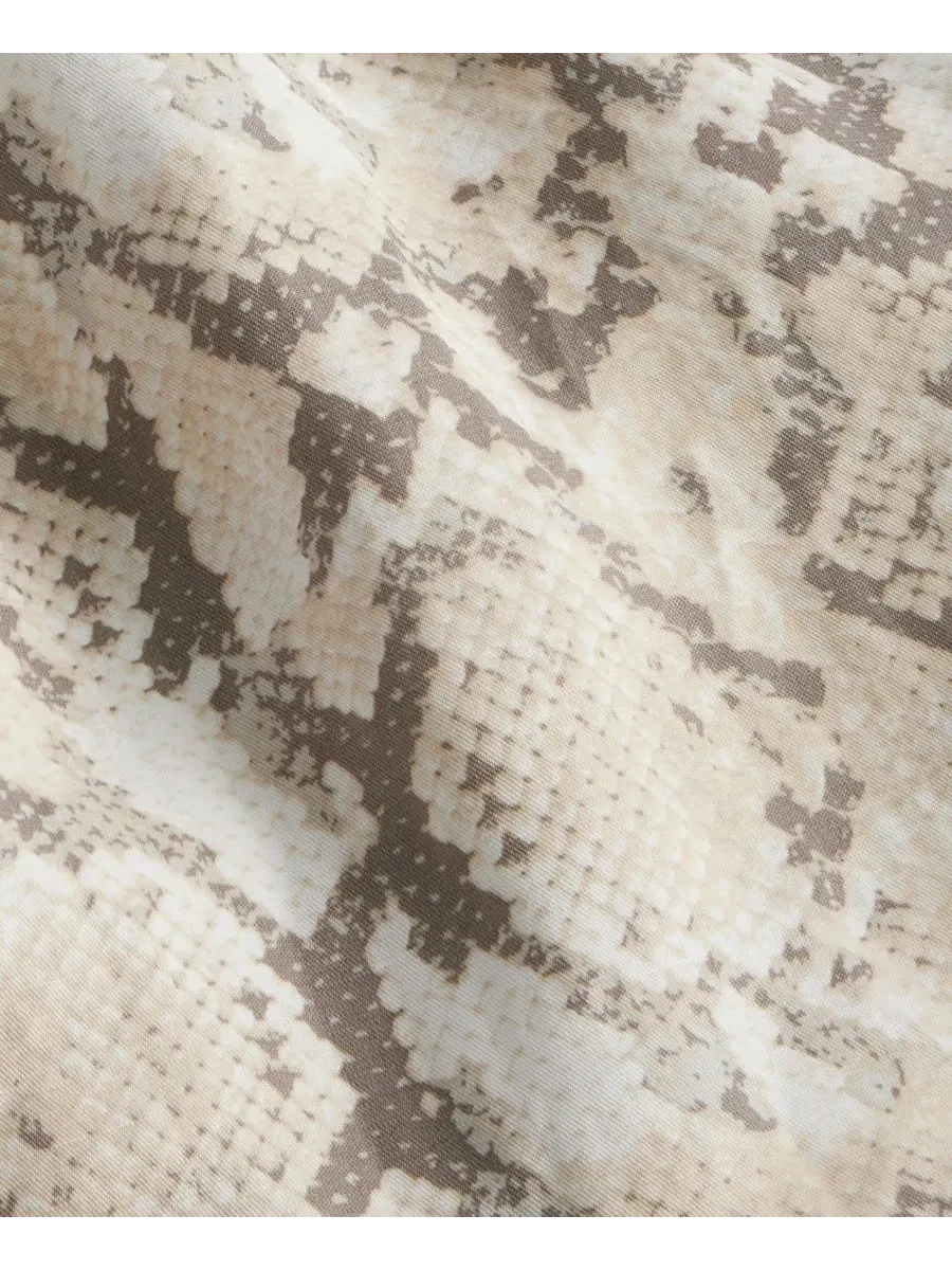Женский комбинезон с короткими рукавами, змеиным принтом и поясом I.N.C. International Concepts — изображение 6 из 7