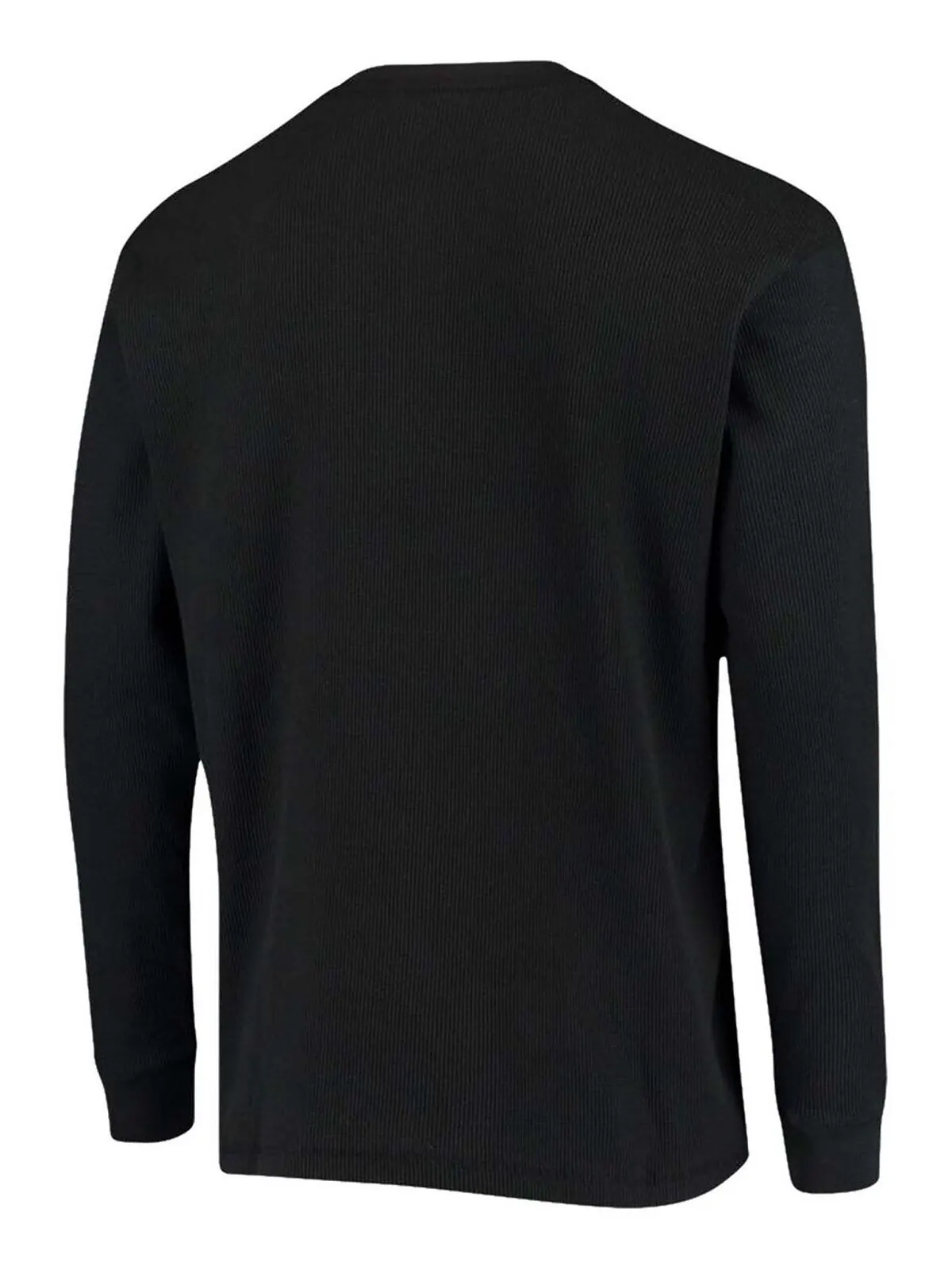 Мужская черная футболка с длинным рукавом jacksonville jaguars maverick thermal henley Dunbrooke — изображение 3 из 4, черный