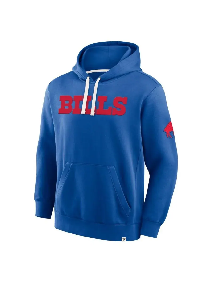 Мужская толстовка с капюшоном Royal Buffalo Bills New Horizons Heritage Fanatics — изображение 2 из 3, королевский