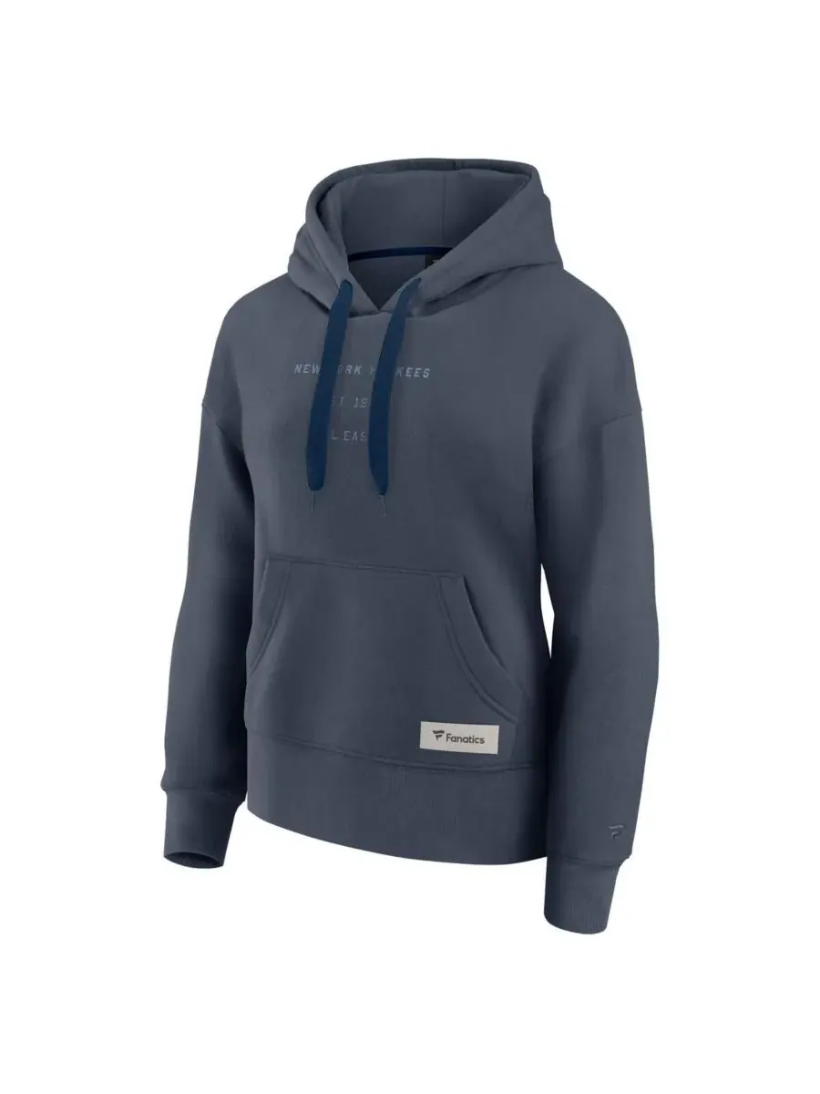 Fanatics Женская синяя толстовка с капюшоном New York Yankees Elements Future Ground Subtle Tonal — изображение 2 из 3, синий