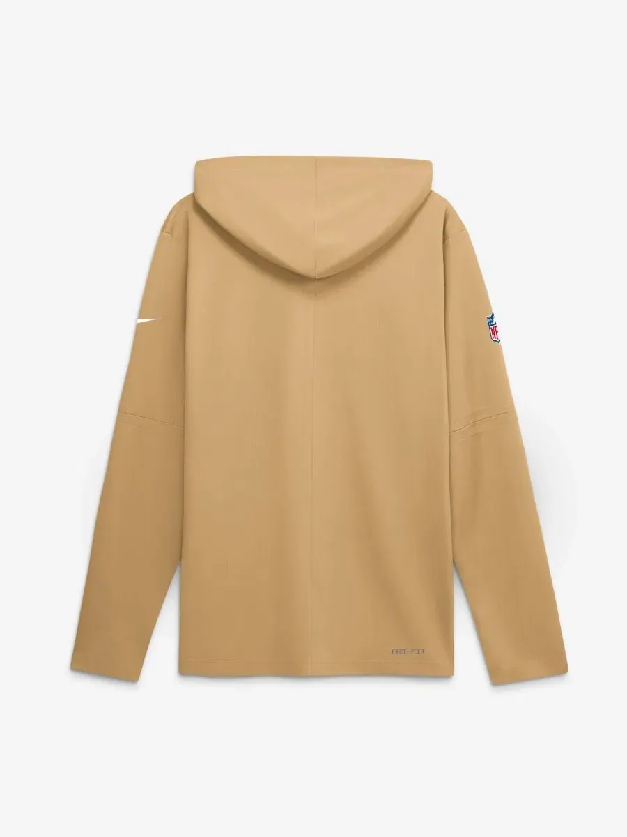 Мужская легкая куртка-худи с длинным рукавом San Francisco 49ers Sideline Dri-FIT Nike — изображение 2 из 2