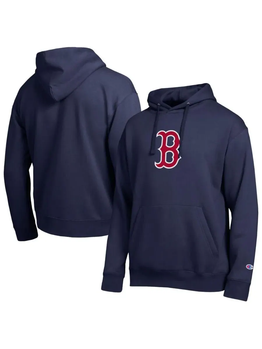 Худи мужское с вышитым логотипом All Star Boston Red Sox Champion — изображение 1 из 3, темно-синий