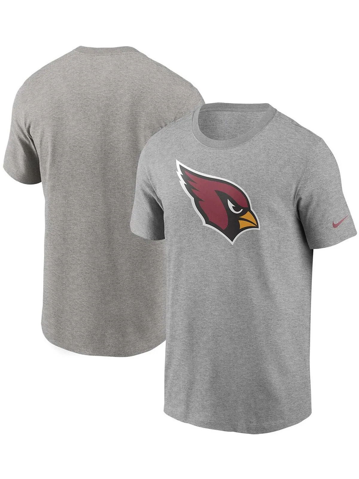 Мужская серая футболка с логотипом Arizona Cardinals Primary Logo Nike — изображение 1 из 3, серый