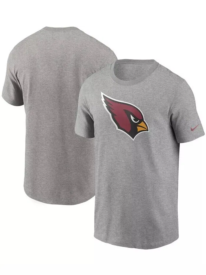 Мужская серая футболка с логотипом Arizona Cardinals Primary Logo Nike — изображение 1 из 3