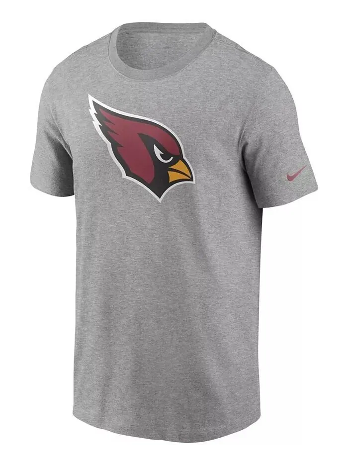 Мужская серая футболка с логотипом Arizona Cardinals Primary Logo Nike — изображение 2 из 3
